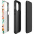Bouffants and Broken Hearts Geometric Flowers iPhone 15 Pro Impact Case